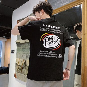 迪欖 短袖 男士T恤 T178黑色 