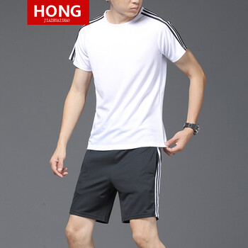 洪家拽少（HONGJIAZHUAISHAO） 短袖 男士T恤 白色 