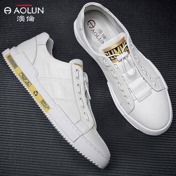 澳倫（aolun）男士白色 39
