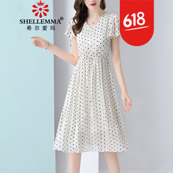 純色荷葉袖，微胖妹子的夏日福音