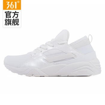 361度跑步鞋 羽毛白/361度白  35，36，37，38，39，40