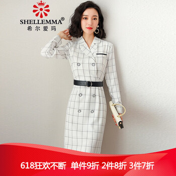 時尚條紋連衣裙，微胖妹子的福音