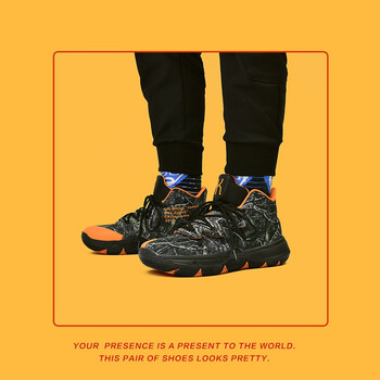 本路（BENLU）籃球鞋kyrie 5 聯(lián)名 黑橙 毒液 