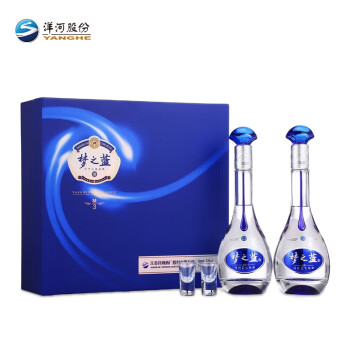 洋河52度375mL-500mL，500ML*2 濃香型，濃香