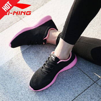 李寧（LI-NING）跑步鞋-5新基礎黑/熒光桃紅/基礎白 35，36，37，38，39，40