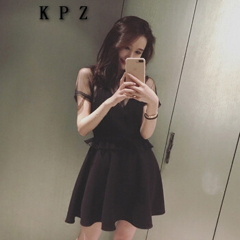 KPZ  紗網(wǎng) 連衣裙