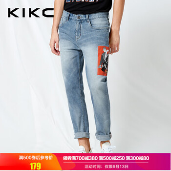 KIKC  青春休閑 男士牛仔褲