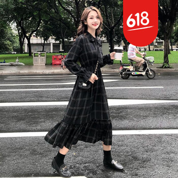 修身條紋裙，打造甜美小仙女