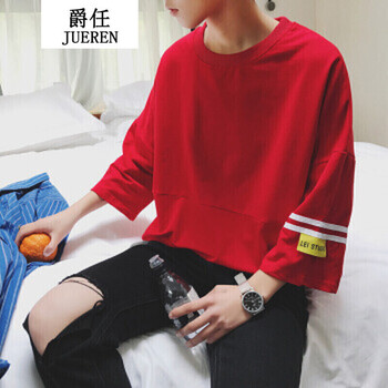 騎士普?。≒utino Rider） 短袖 男士T恤 紅色 XL，L，M，XXL