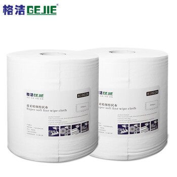 格洁 810028 超柔精细擦拭布 30cm×30cm×500张/卷×2卷/箱 材质柔软 玻璃镜面液晶屏工业擦拭布