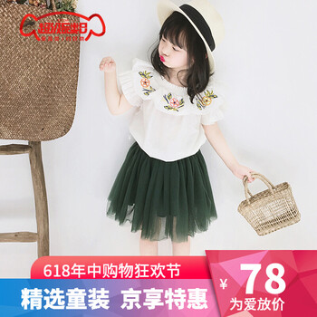 綠色兒童舞蹈服
