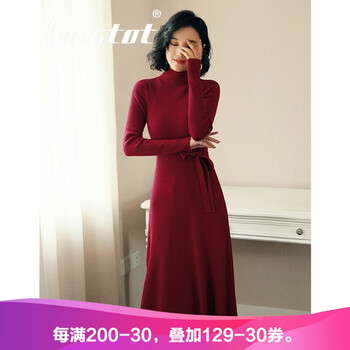 卡思彤（Cosstot） 純色 綁帶 連衣裙