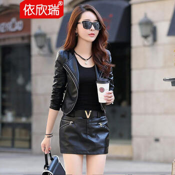 依欣瑞 純色 口袋，拉鏈 連衣裙