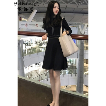 百搭迷你長袖連衣裙，甜美又減齡