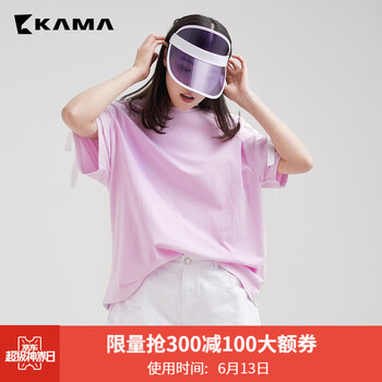 卡瑪（KAMA）  短袖 T恤 女 圓領(lǐng)