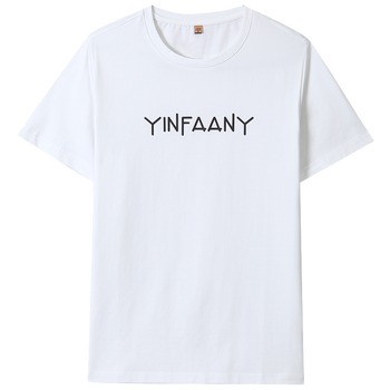 英凡尼（YINFAANY） 短袖 男士T恤 酒紅色 