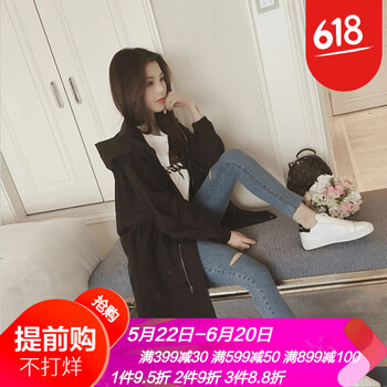 吉普（JEEP） 連帽 長袖 女 短外套 拉鏈