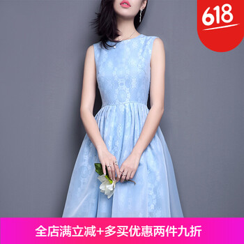 簡約風(fēng)吊帶裙，微胖妹子的福音