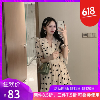 復(fù)古條紋裙，微胖妹子的好幫手