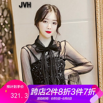 黑色亮片短裙