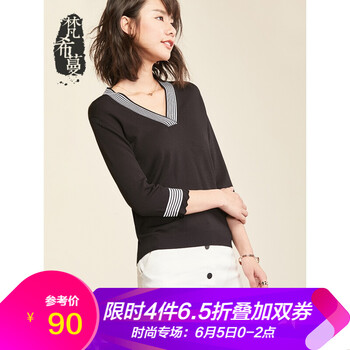 純棉印花針織衫，微胖妹子的福音