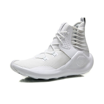 李寧（LI-NING）籃球鞋標(biāo)準(zhǔn)白/凝雪灰 