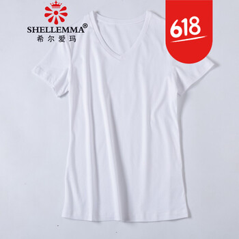 純色短袖寬松上衣，打造時尚女神