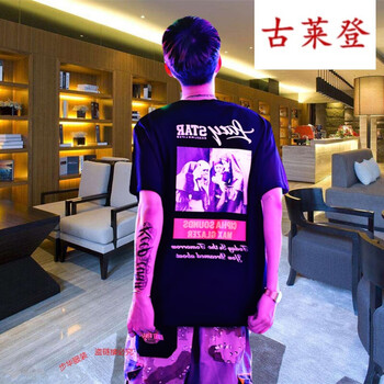 古萊登（GODLIKE） 短袖 男士T恤 (HS)T1907短袖黑色 