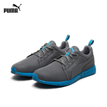 彪馬（PUMA）跑步鞋灰色-多瑙藍 07 39