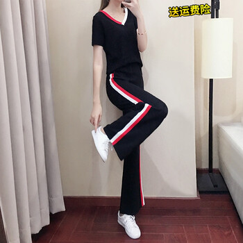 時尚休閑闊腿褲，穿出你的少女心