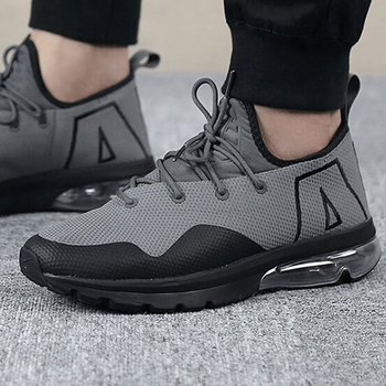 耐克（NIKE）跑步鞋AA3824-003灰色黑邊 40