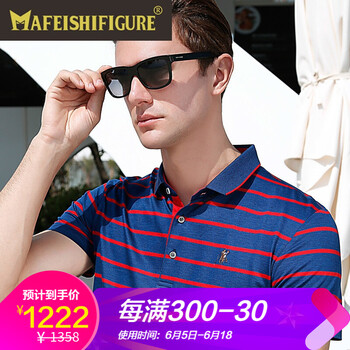 MAFEISHIFIGURE 短袖 男士T恤 紅色 