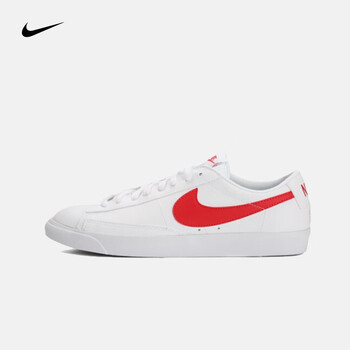 耐克（NIKE）板鞋BQ7306-600白色紅勾 