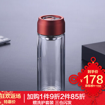 適合商務(wù)人士使用的雙層玻璃水杯