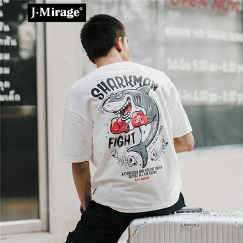 J·Mirage 短袖 男士T恤 白色 9124 
