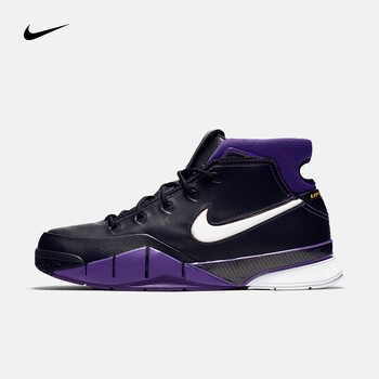 耐克（NIKE）籃球鞋AQ2728-004黑/白/校園紫 