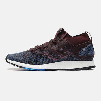 阿迪達斯（Adidas）跑步鞋CM8311紅棕+藍色 