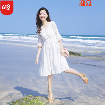 純色網(wǎng)紗連衣裙，打造優(yōu)雅女人味
