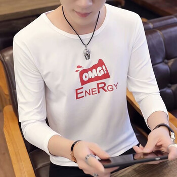 凌登（LingDeng） 長(zhǎng)袖 男士T恤 OMG白 S，XL，L，XXXL，M，XXL