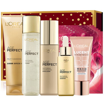 歐萊雅（LOREAL）套裝/禮盒控油平衡，細(xì)致毛孔，提拉緊致，保濕，補(bǔ)水，深層清潔