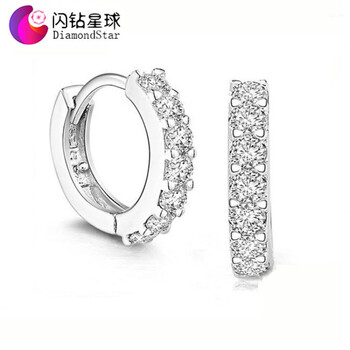 鋯石愛(ài)心耳釘
