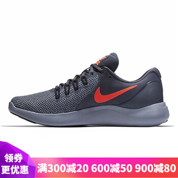 耐克（NIKE）跑步鞋包裹緩震908987-006橙色勾 