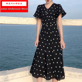 優(yōu)雅雪紡連衣裙，打造甜美小仙女