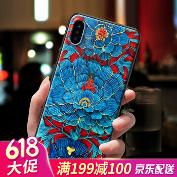 iphone4手機(jī)殼牡丹