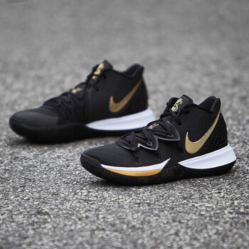 耐克（NIKE）籃球鞋AO2919-901/歐文5黑白 偏小 