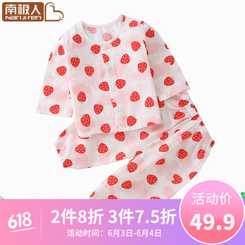 女童草莓套裝