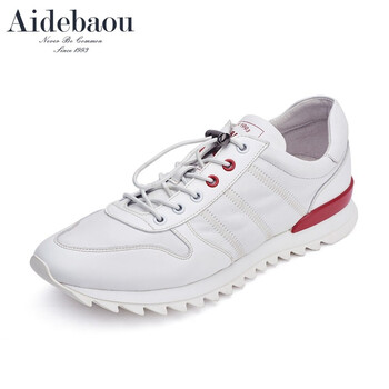 愛(ài)得堡（AIDEBAOU）男士白配紅 43