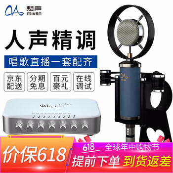 魅聲 T8-6 懸掛式 麥克風(fēng) 藍(lán)色