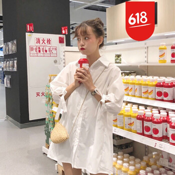 長袖半袖連衣裙