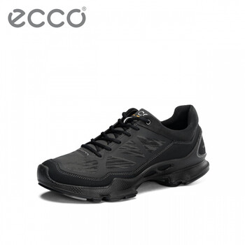 愛(ài)步（ECCO）男士黑色/深灰色80029456340 40
